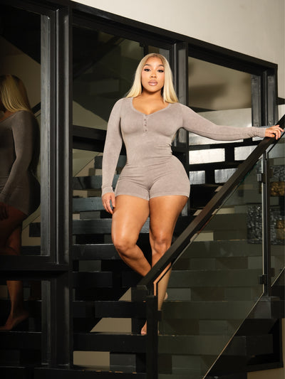 Ribbed Romper