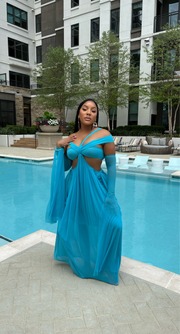 Deep Blue Desire Dress