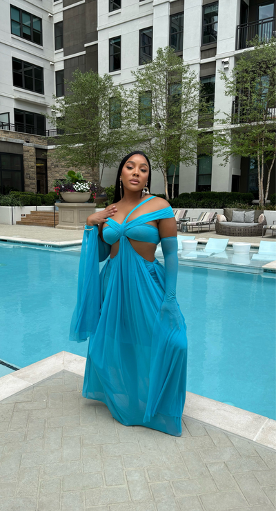 Deep Blue Desire Dress