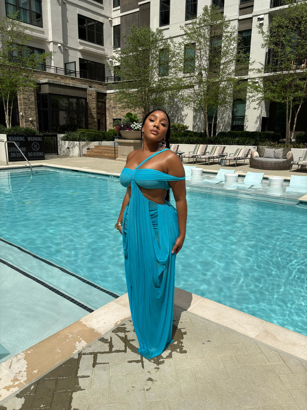 Deep Blue Desire Dress