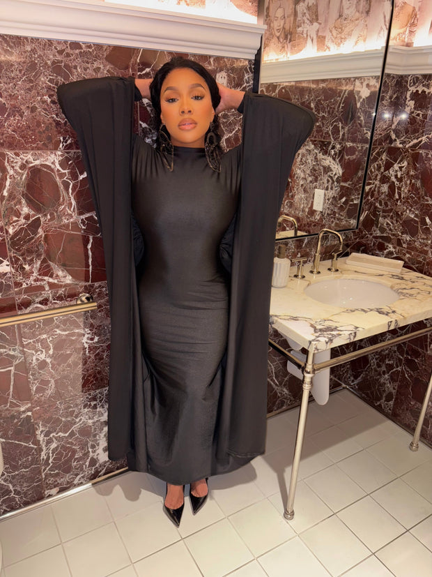 Butterfly Luxe Dress Black