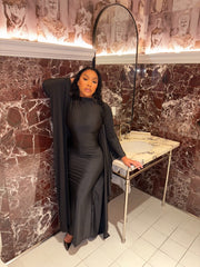 Butterfly Luxe Dress Black