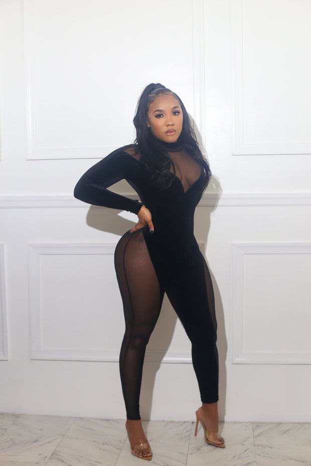 Joy Velvet Jumpsuit