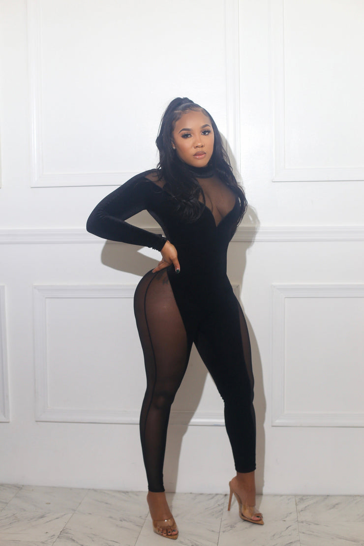 Joy Velvet Jumpsuit